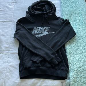 BLACK AND GREY WOMENS NIKE HOODIE